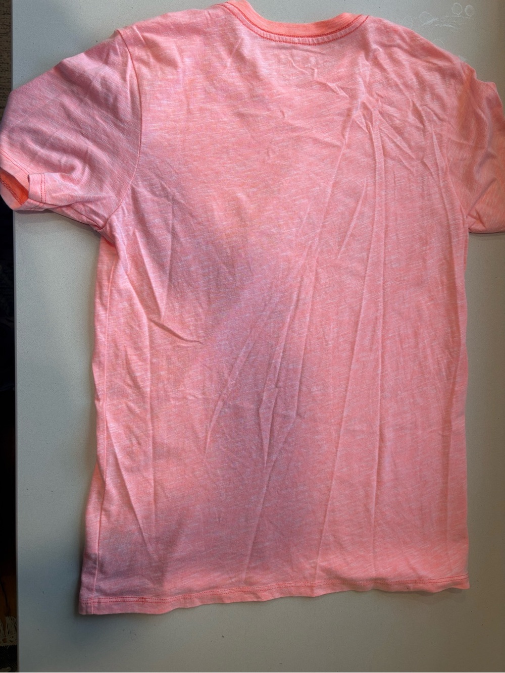 Hurley Men’s Coral Pink Logo Short-Sleeve Tee - Picture 5 of 5